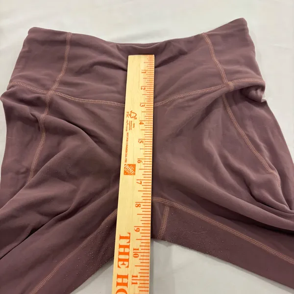 Athleta Mesh Inset High Rise Leggings Plum Mauve Womens Small - Image 6