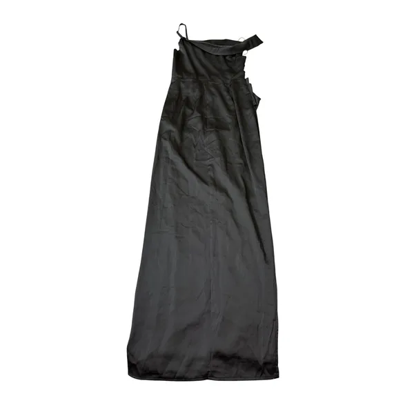 Lulus‎ Size Small Lush Love Black Satin Asymmetrical Off-the-Shoulder Dress - Image 5