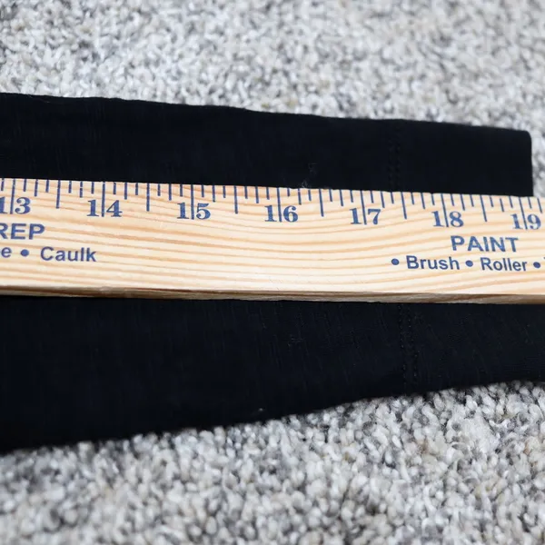 LRL Ralph Lauren Jeans Co Black Long‎ Sleeve Henley Hoodie Size M Y2K Activewear - Image 7