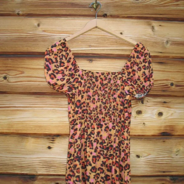 NWT French Connection Animal Print Midi Dress - Image 8