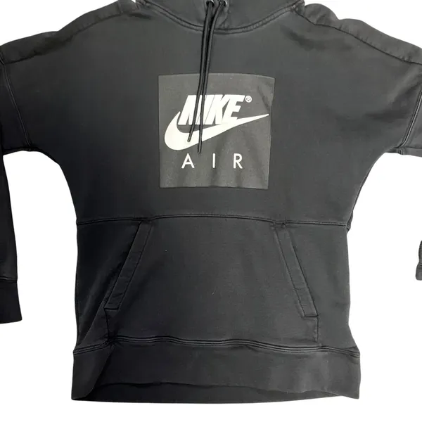 Nike Air Black Hoodie Size Small - Image 2