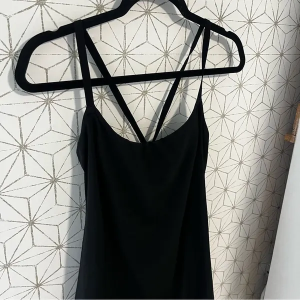 Aerie Offline Exercise Dress Black Cross Back - Image 6