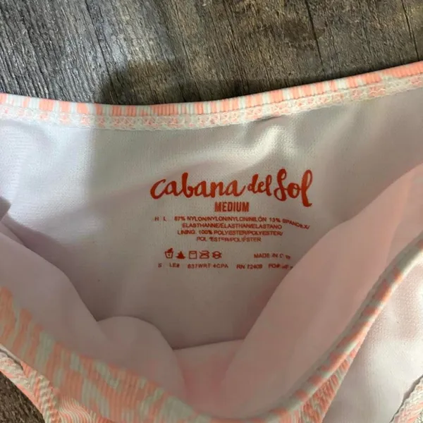 cabana del‎ sol bikini Size M - Image 3