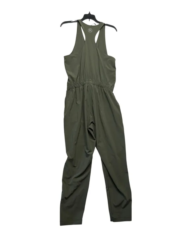 Back Country size medium one piece Olive Green Sleeveless Jumpsuit cropped - Image 15