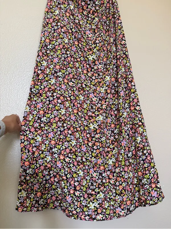 AFRM Olivier Lace Cutout Floral Maxi Dress M Y2K Romantic $138 - Image 9