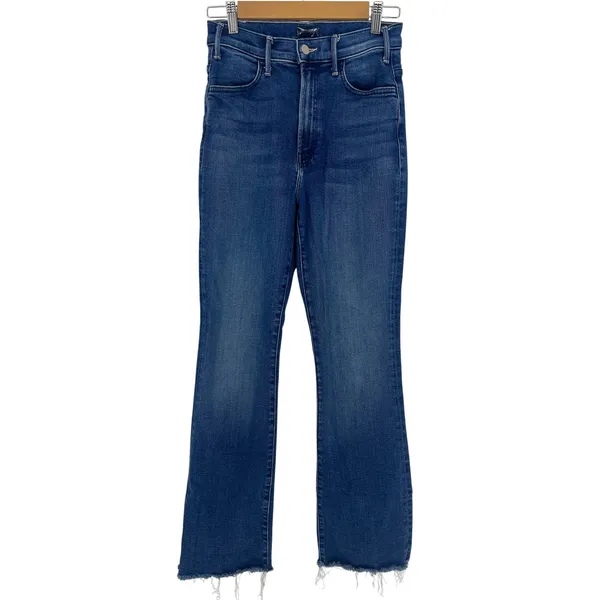 MOTHER The Hustler Flood Fray Jeans Whatever You Want Wash‎ Size 26 - Image 4