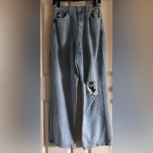 Garage Urbain A Jambe Large/‎ Street Wide Leg Jeans Size 27 (5) Back to School - Image 3