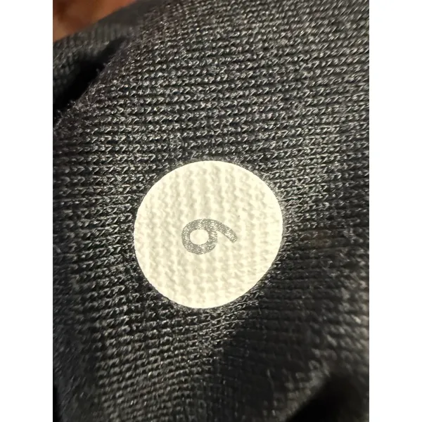Lululemon Black Blue Contrast Piping Biker Shorts Size‎ 6 Athletic Yoga Running - Image 5