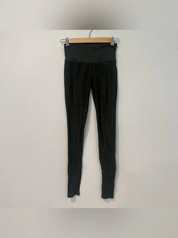 Alo Yoga Green High Waist Alosoft Lounge Leggings XXS - Image 2