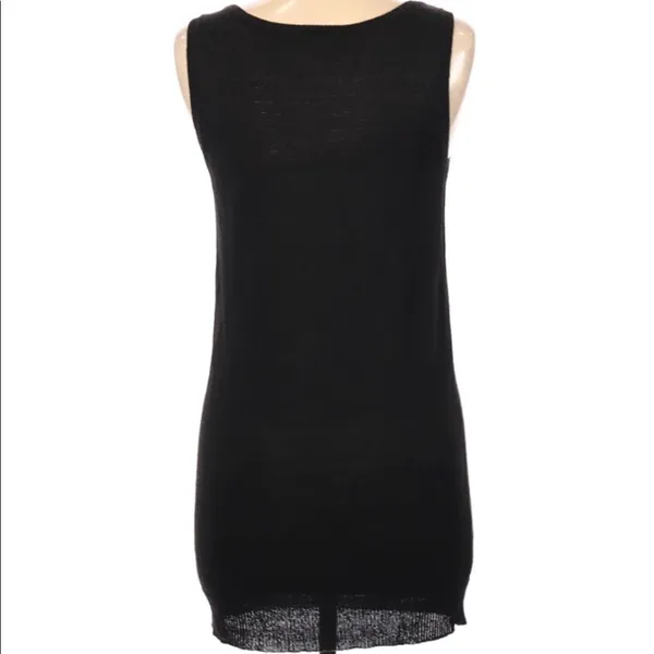 Ann Taylor size medium black sleeveless top - Image 2