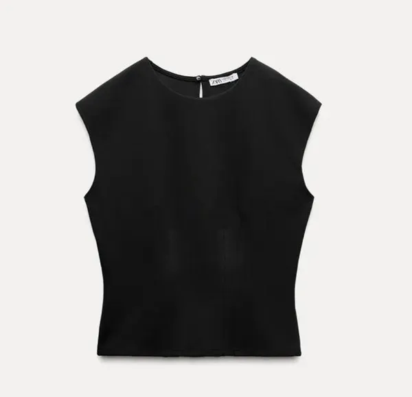 Zara Effect Interlock Top - Image 3