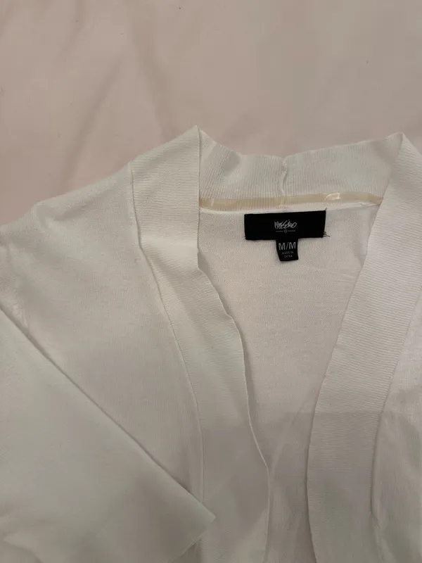Mossimo Denim vintage white shall cardigan - Image 3