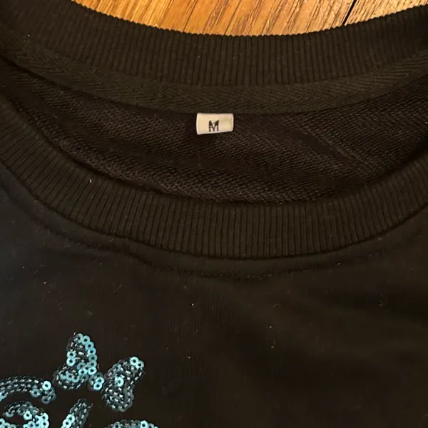 Magic Women's Black Sweater with Colorful Embroidery - Image 3