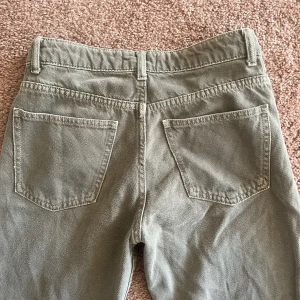Zara Olive Green Carpenter Jeans - Image 6