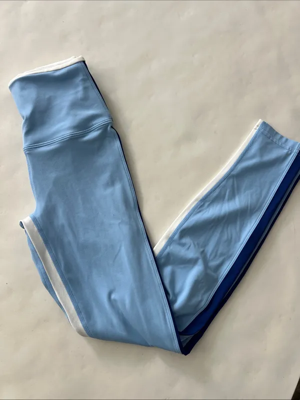 SPLITS59 Sam High Waist Rigor 7/8 Leggings in Skylight/Cobalt XS $138 - Image 4