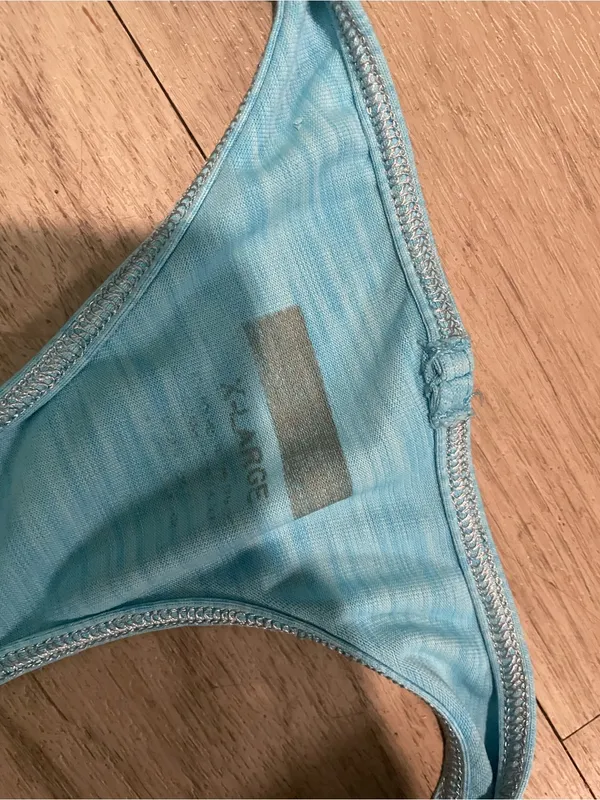 Light Blue Racerback Women's Tank Top - Image 2