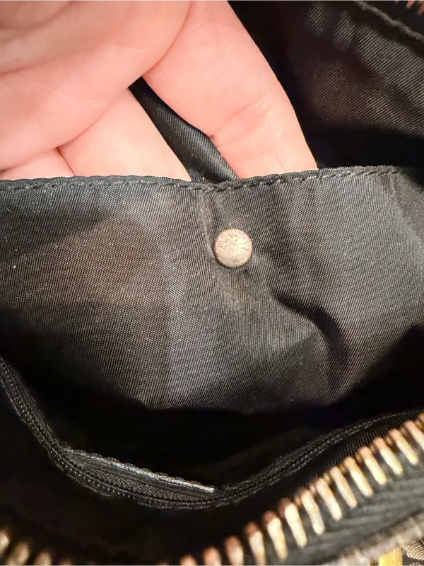 Vintage Christian Dior Oblique Trotter Bowler Bag – Black Canvas BO C 0061 - Image 16