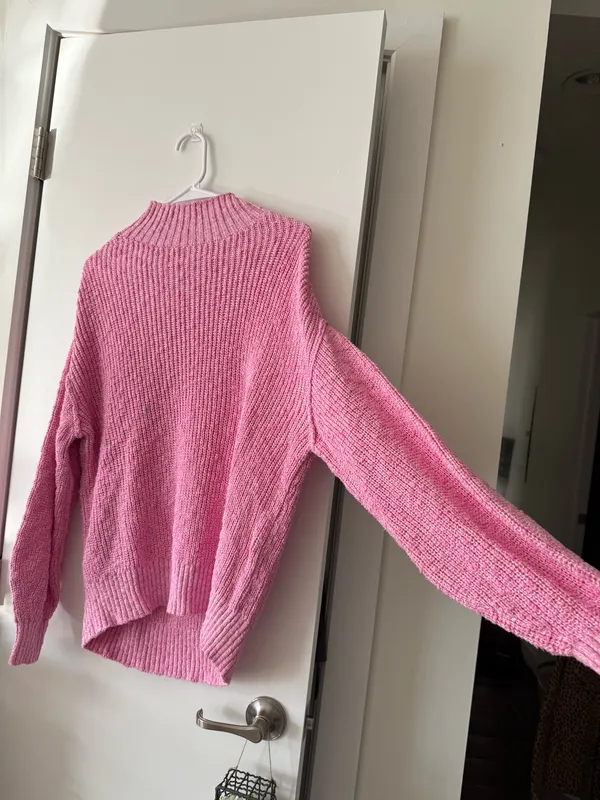 aerie cotton mock neck sweater - Image 2