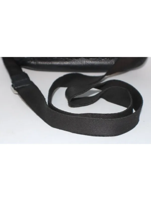 Coach Penelope Black Pebbled Leather Turnlock Crossbody Bag – Classic Flap Style - Image 3
