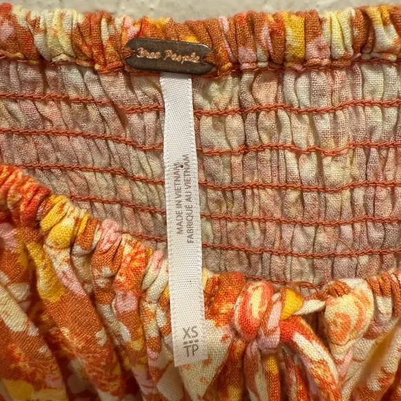 FREE PEOPLE Show‎ Me Love Romper in Orange size XS - Image 7