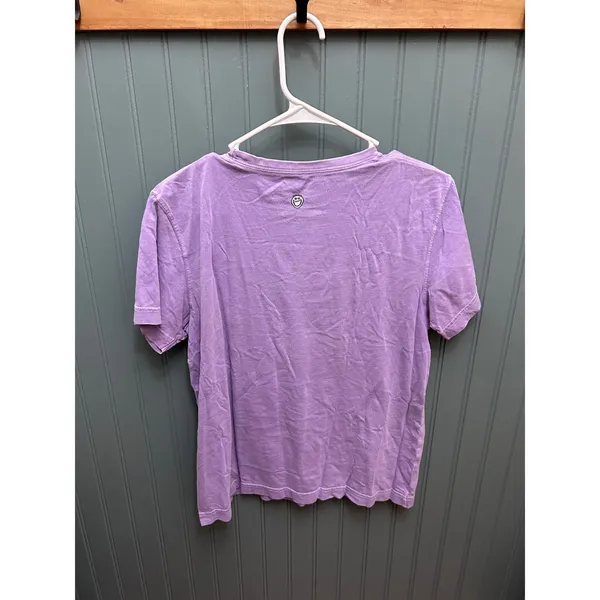 Life is Good Womens Purple Crusher Tee Take Your Sweet Time Lemonade Graphic M - Image 3