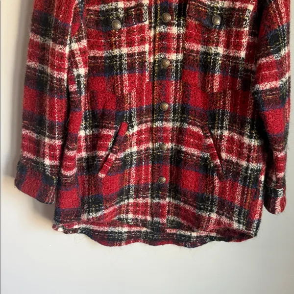 The Kooples Tweed Plaid Shacket - Image 7