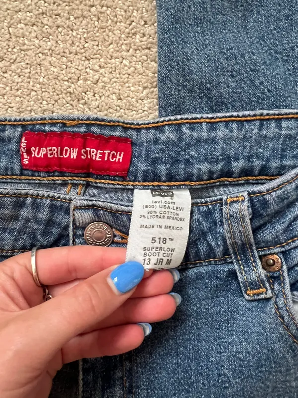 Levi's Super Low 518 Bootcut Jeans - Image 5