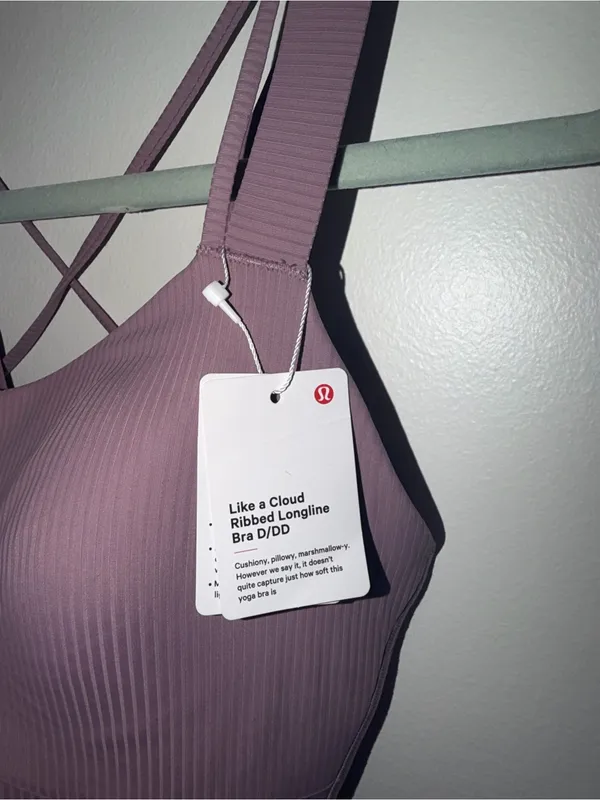 Lululemon Like a Cloud Longline Ribbed Bra *Light Support, D/DD Cups - Image 4