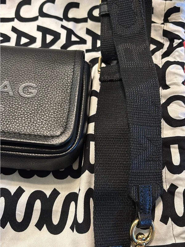 Marc Jacobs The Mini Bag Black Leather Crossbody Shldr Bag - Image 6