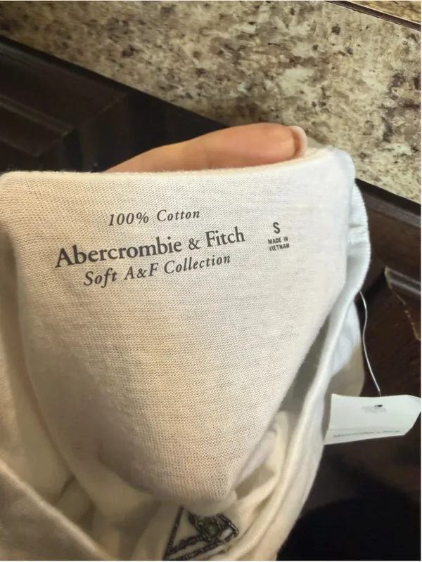 Women's Abercrombie & Fitch Tini Time Graphic Tee, Size S, White - Image 6
