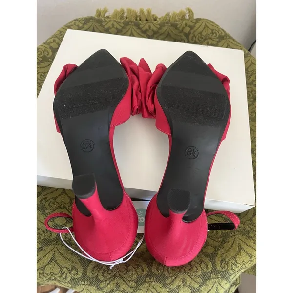 A New Day Women's Grace Red Bow Pumps with Memory Foam Insole 8.5 - Image 8