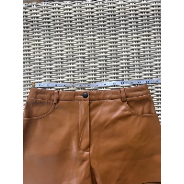 Cultnaked Faux Leather High Waisted Shorts‎ Medium boho goth festival party - Image 8