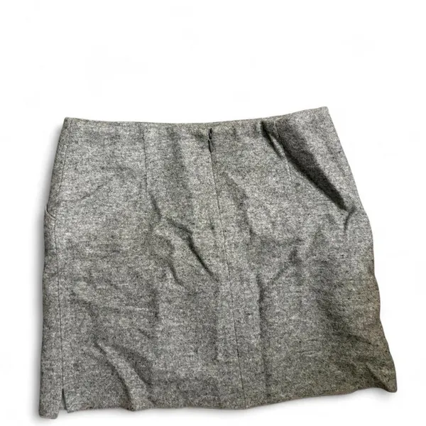 American Eagle Gray Wool Blend Mini‎ Skirt Size 2 Y2K - Image 3
