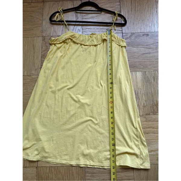 Sezane 100% Cotton Darcy Dress, Size S, Sunset Yellow, VGUC - Image 11