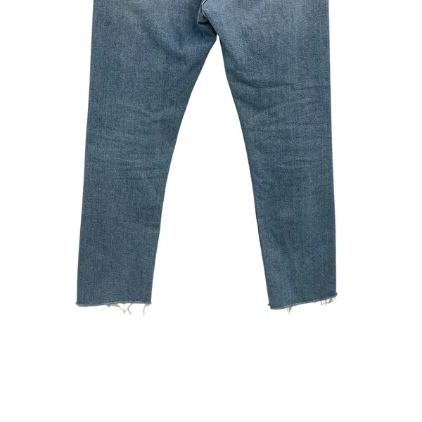 Levi's Wedgie‎ Straight Jeans Distressed Denim Medium Wash Blue Size 30 - Image 13