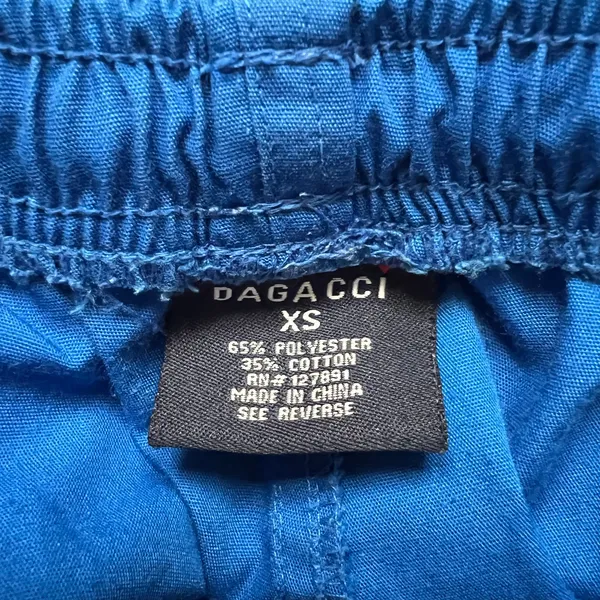 Dagacci Blue Scrubs Pull On Pants, XS - Image 3