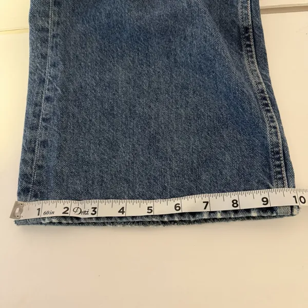 We The Free People Baggy Jeans 24x32 Tinsley HighRise Relaxed Straight 90s Retro - Image 14