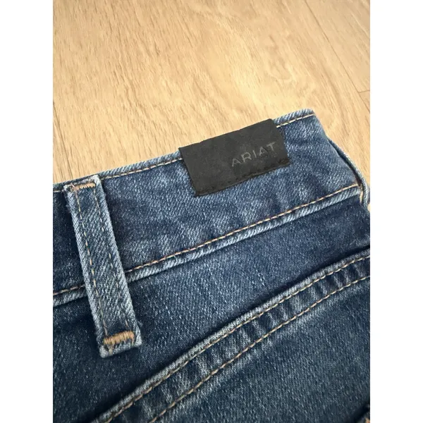 Ariat Jeans Womens 32 Blue High Rise Skinny Premium Italian Denim - Image 8