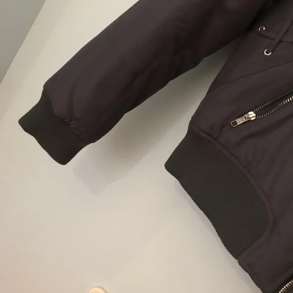 NEW LF Stores Charcoal Gray Bomber Jacket - Image 2