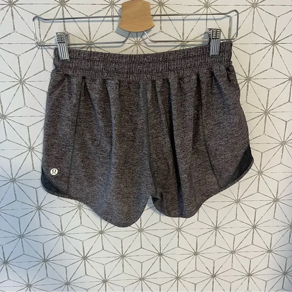 Lululemon Hotty Hot Short II *Long 4" Heather Lux Multi Black - Image 8