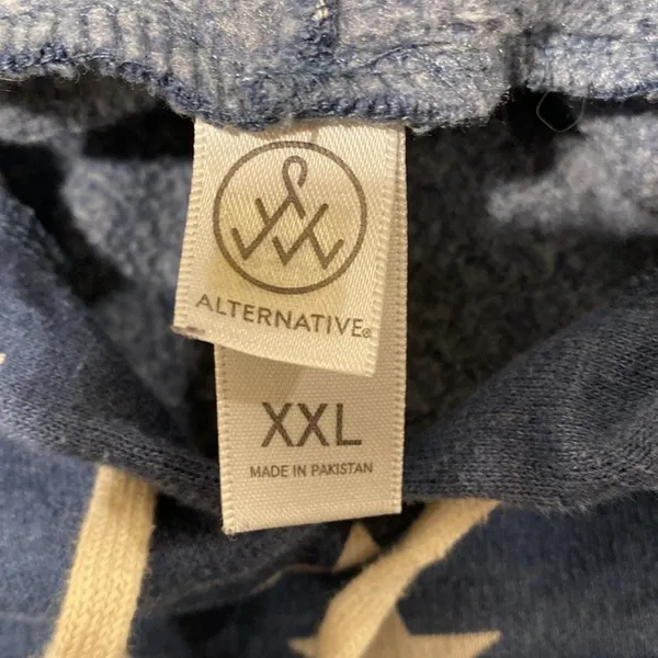 Alternative star pattern hoodie size XXl Celestial Preppy Streetwear - Image 5