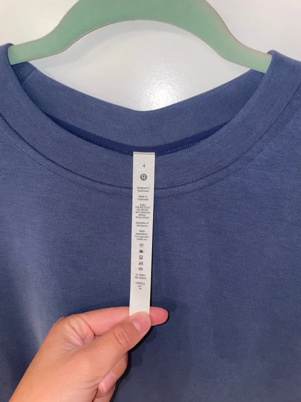 Lululemon Perfectly Oversized Cropped Crew Softstreme - Image 2