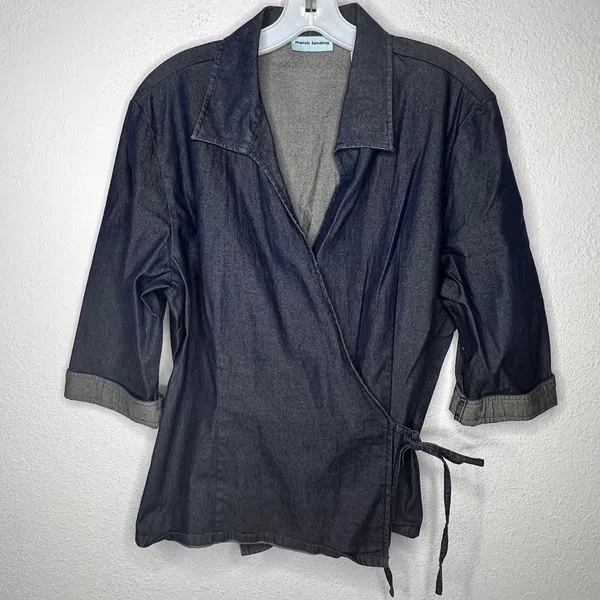 Marsh Landing Wrap Top - Image 4