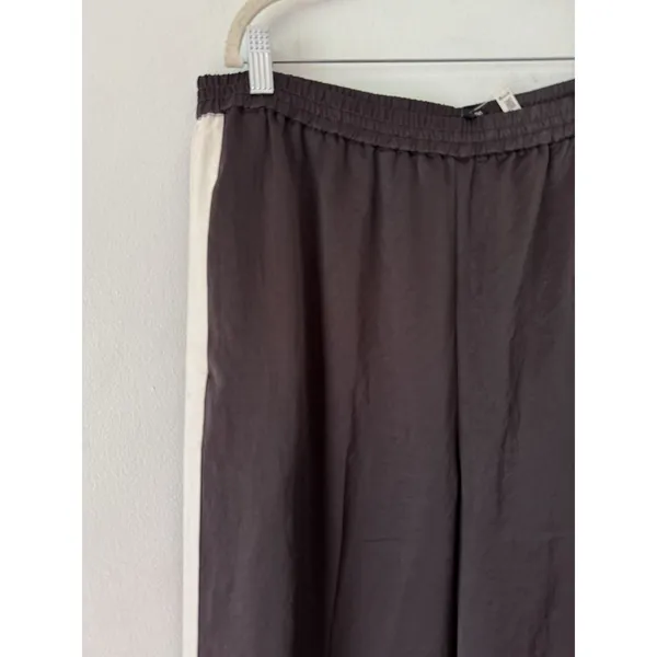 NWT Madewell The Easy Pull On Track Pants Satin Racer Stripe Size XL - Image 5