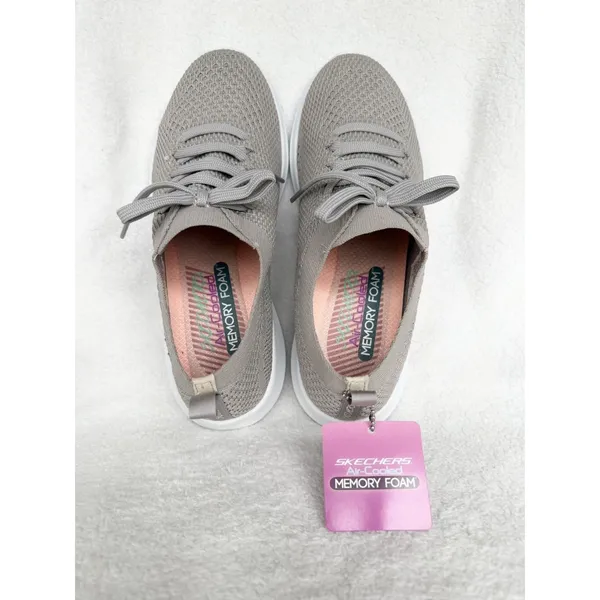 NWT Skechers Womens 8.5 Ultra Flex Statements 12841 Casual Shoes Sneakers Taupe - Image 10