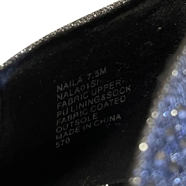 Steve Madden Naila Rhinestone Encrusted Silver Pumps d'Orsay Silhouette 7.5 Prom - Image 4