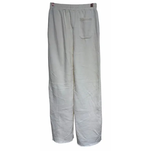 Aviator Nation Wide Leg Pocket Sweatpants Vintage White Women's‎ Size Medium - Image 2