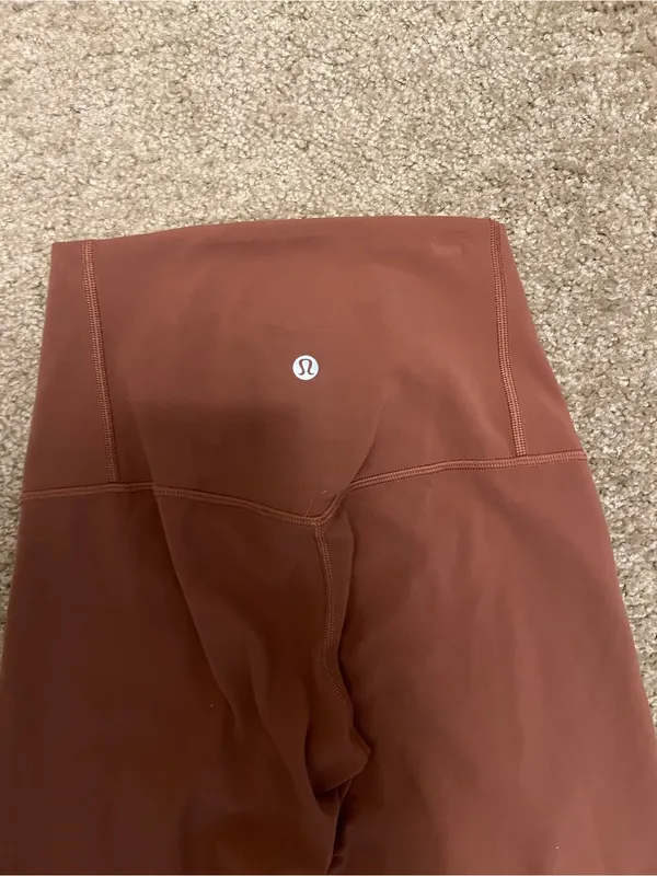 Lululemon Unlimit high‎ rise crop 23” keyhole in ancient copper 4 - Image 6
