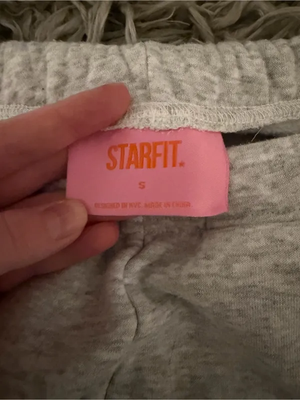 NWOT STARFIT Gray Star Hoodie and Sweatpants Set - Image 8