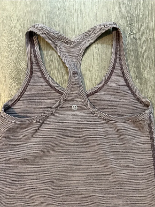 Lululemon 4 Cool Racerback II Workout Lounge Gym Yoga Women’s Mauve Tank Top - Image 5